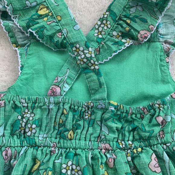 Cat & Jack Green Floral Sundress with Flutter Straps 2T. EUC - Picture 10 of 10